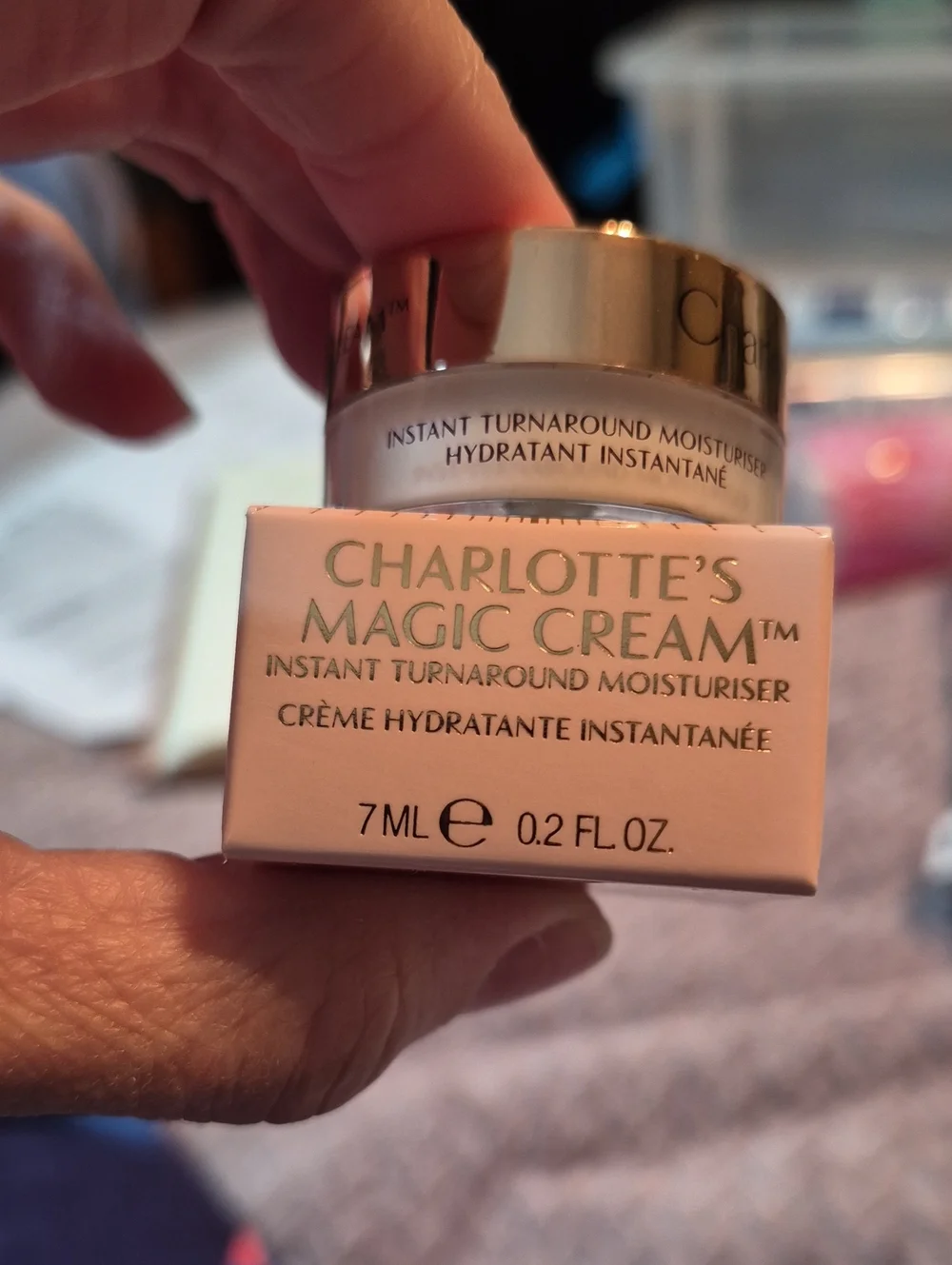 Charlotte Tilbury Charlotte's Magic Cream Instant Turnaround Moisturizer 7ml NIB